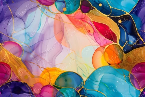 Abstract Color Waves Seamless: A Dynamic Design Asset