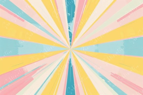 Abstract Pastel Color Light Rays: A Gentle Glow for Modern Design