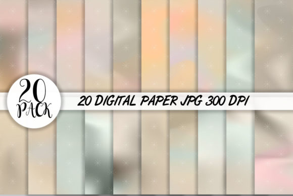 Charming Easter Digital Paper: 20-Pack Texture Backgrounds