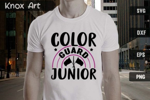 Color Guard Junior SVG: A Vibrant Design for Makers