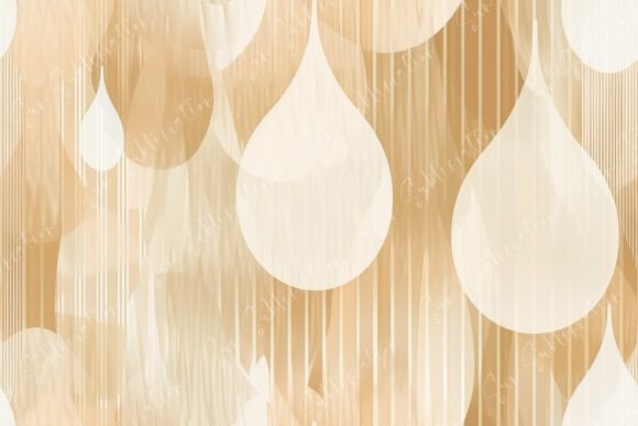 Elegant Champagne Color Raindrops: A Touch of Refined Luxury