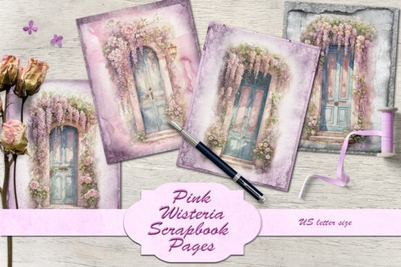 Embracing Soft Nostalgia: The Pink Wisteria Watercolour Doors Collection