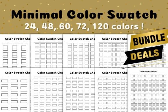 Minimal Color Swatch Sheet: Organize Your Creative Palette