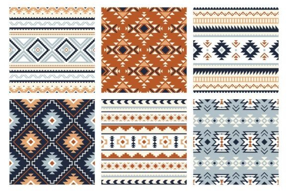 Unlocking the Power of Tribal Indian Seamless Pattern. Color